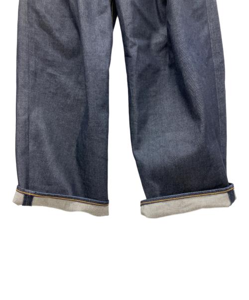 SUBLATIONS（サブレーションズ）SUBLATIONS (サブレーションズ) 2TUCK WIDE DENIM PANTS インディゴの古着・服飾アイテム