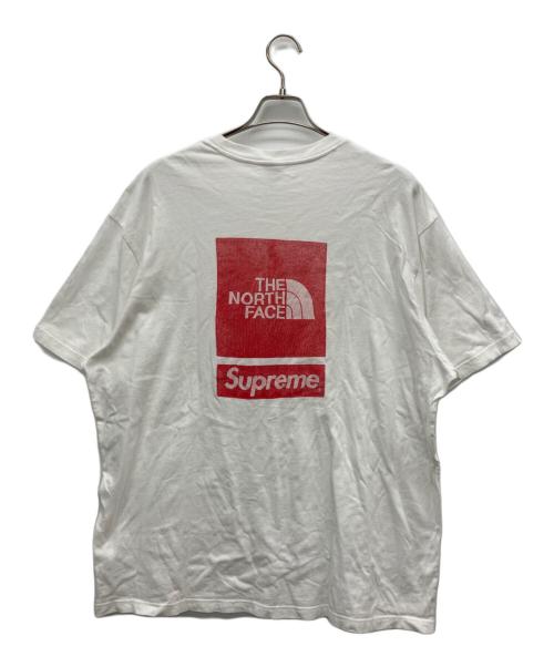 SUPREME（シュプリーム）SUPREME (シュプリーム) THE NORTH FACE (ザ ノース フェイス) Tシャツ ホワイト サイズ:XLの古着・服飾アイテム