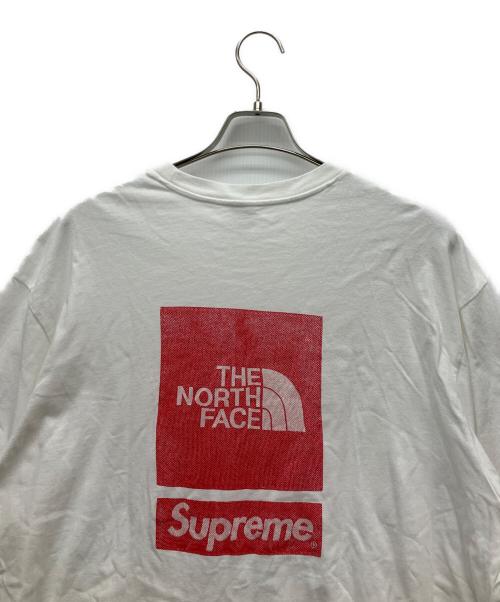 SUPREME（シュプリーム）SUPREME (シュプリーム) THE NORTH FACE (ザ ノース フェイス) Tシャツ ホワイト サイズ:XLの古着・服飾アイテム