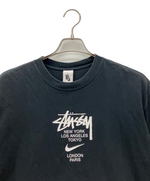 NIKE（ナイキ）NIKE (ナイキ) stussy (ステューシー) インターナショナルTシャツ ブラック サイズ:Ｓの古着・服飾アイテム
