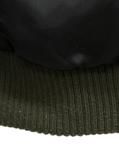 SCHAFFEN（シャッフェン）SCHAFFEN (シャッフェン) ラムレザーダウンジャケット グリーン サイズ:4の古着・服飾アイテム