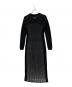 Y-3 (ワイスリー) ニットワンピース ブラック サイズ:XS：10000円