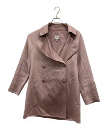 ARMANI COLLEZIONI（アルマーニ コレツィオーニ）の古着「コート」｜ピンク