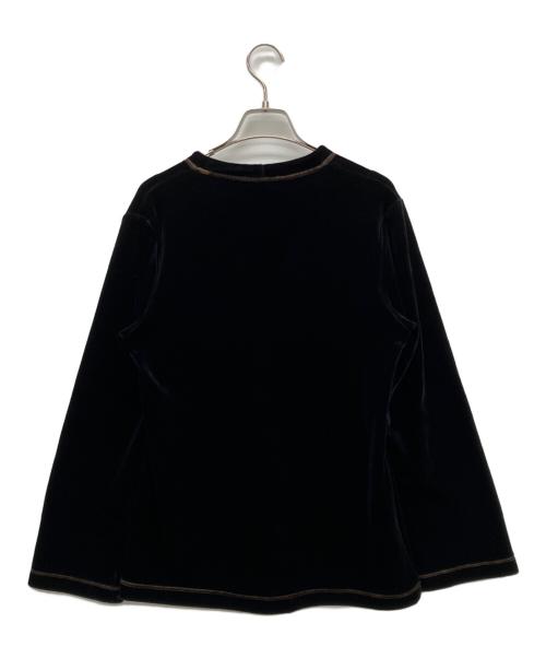 FENDI（フェンディ）FENDI (フェンディ) ベロアカットソー ネイビー サイズ:不明の古着・服飾アイテム