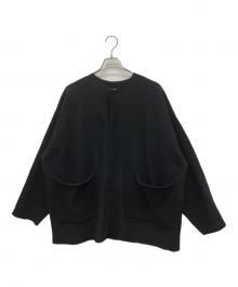KAGURE（カグレ）の古着「ウールノーカラージャケット」｜ブラック