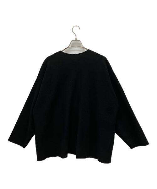 KAGURE（カグレ）KAGURE (カグレ) ウールノーカラージャケット ブラック サイズ:Freeの古着・服飾アイテム