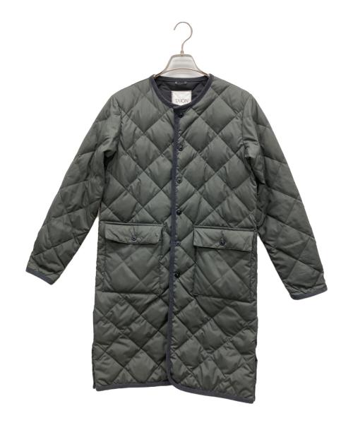 TAION（タイオン）TAION (タイオン) パイピイングダウンキルティングジャケット グリーン サイズ:XSの古着・服飾アイテム
