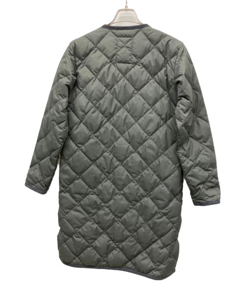 TAION（タイオン）TAION (タイオン) パイピイングダウンキルティングジャケット グリーン サイズ:XSの古着・服飾アイテム