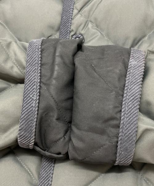 TAION（タイオン）TAION (タイオン) パイピイングダウンキルティングジャケット グリーン サイズ:XSの古着・服飾アイテム