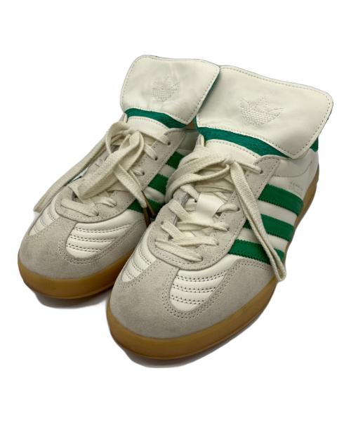 adidas（アディダス）adidas (アディダス) GAZELLE INDOOR NIU90 ベージュ×グリーン サイズ:24.5㎝の古着・服飾アイテム