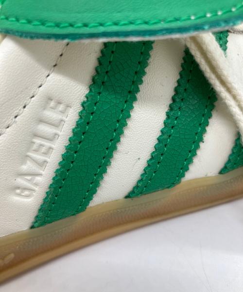 adidas（アディダス）adidas (アディダス) GAZELLE INDOOR NIU90 ベージュ×グリーン サイズ:24.5㎝の古着・服飾アイテム