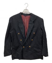 PAOLO NEGRATO CLASSICO（-）の古着「ダブルテーラードジャケット」｜ブラック