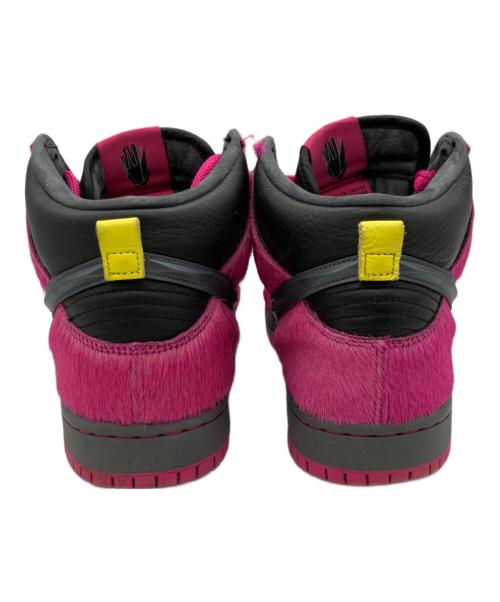 NIKE SB（ナイキエスビー）NIKE SB (ナイキエスビー) Run The Jewels (ランザジュエルズ) SB DUNK HIGH PRO QS ブラック×アクティブピンク サイズ:27㎝の古着・服飾アイテム