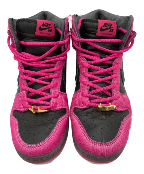NIKE SB（ナイキエスビー）NIKE SB (ナイキエスビー) Run The Jewels (ランザジュエルズ) SB DUNK HIGH PRO QS ブラック×アクティブピンク サイズ:27㎝の古着・服飾アイテム