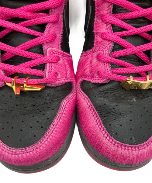 NIKE SB（ナイキエスビー）NIKE SB (ナイキエスビー) Run The Jewels (ランザジュエルズ) SB DUNK HIGH PRO QS ブラック×アクティブピンク サイズ:27㎝の古着・服飾アイテム
