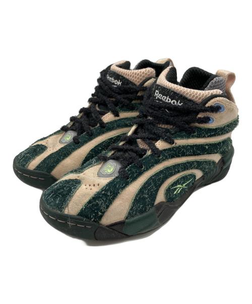 REEBOK（リーボック）REEBOK (リーボック) BRAIN DEAD (ブレインデッド) GX9600 グリーン×アイボリー サイズ:26.5の古着・服飾アイテム