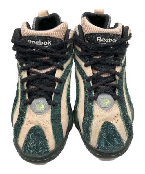 REEBOK（リーボック）REEBOK (リーボック) BRAIN DEAD (ブレインデッド) GX9600 グリーン×アイボリー サイズ:26.5の古着・服飾アイテム