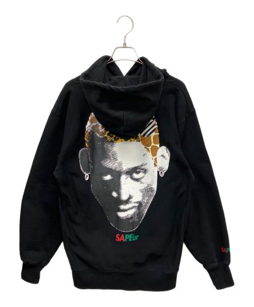 SAPEur（サプール）SAPEur (サプール) プルオーバーパーカー ブラック サイズ:Mの古着・服飾アイテム