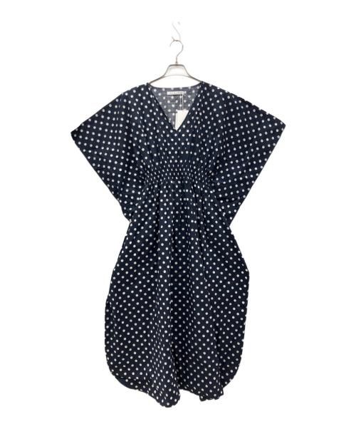 MARIHA（マリハ）MARIHA (マリハ) 半袖ワンピース ネイビー×ホワイト サイズ:36 未使用品の古着・服飾アイテム