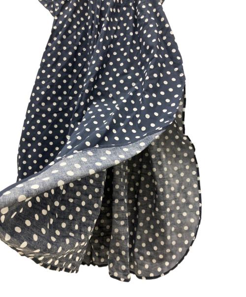 MARIHA（マリハ）MARIHA (マリハ) 半袖ワンピース ネイビー×ホワイト サイズ:36 未使用品の古着・服飾アイテム