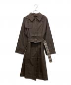 Aquascutumアクアスキュータム）の古着「シングルコート」｜ブラウン