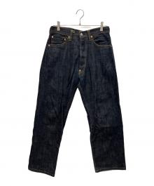 EVISU（エヴィス）の古着「ボタンフライデニムパンツ」｜インディゴ