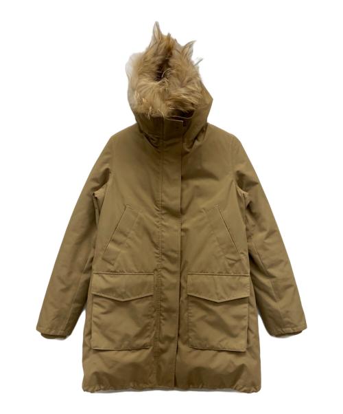 green label relaxing（グリーンレーベルリラクシング）green label relaxing (グリーンレーベルリラクシング) SC ハッスイ マウンテン ダウンコート LONG ブラウン サイズ:38の古着・服飾アイテム