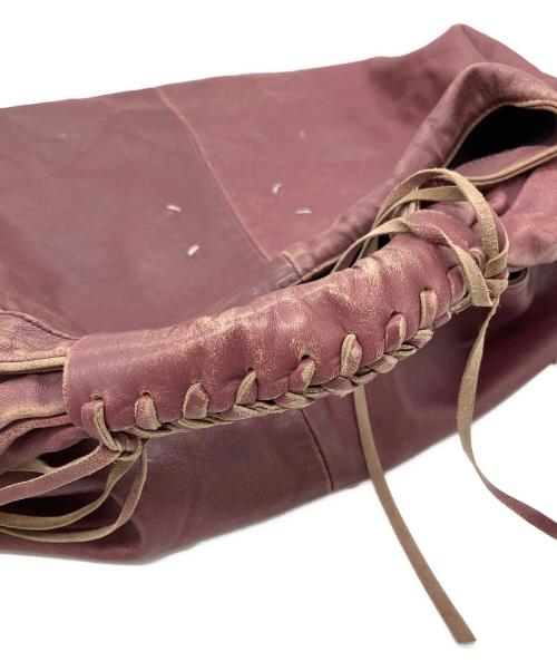 MARTIN MARGIELA（マルタン・マルジェラ）MARTIN MARGIELA (マルタン・マルジェラ) レザーバッグ レッドの古着・服飾アイテム