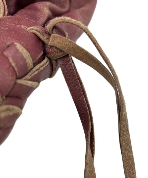 MARTIN MARGIELA（マルタン・マルジェラ）MARTIN MARGIELA (マルタン・マルジェラ) レザーバッグ レッドの古着・服飾アイテム