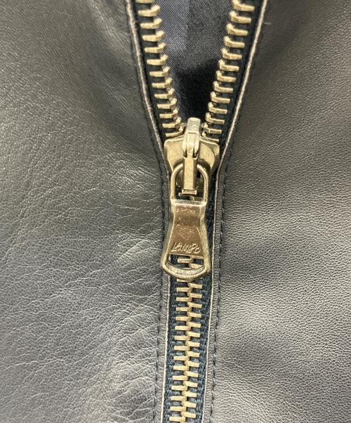 HUGO BOSS（ヒューゴ ボス）HUGO BOSS (ヒューゴ ボス) レザージャケット ネイビー サイズ:-の古着・服飾アイテム
