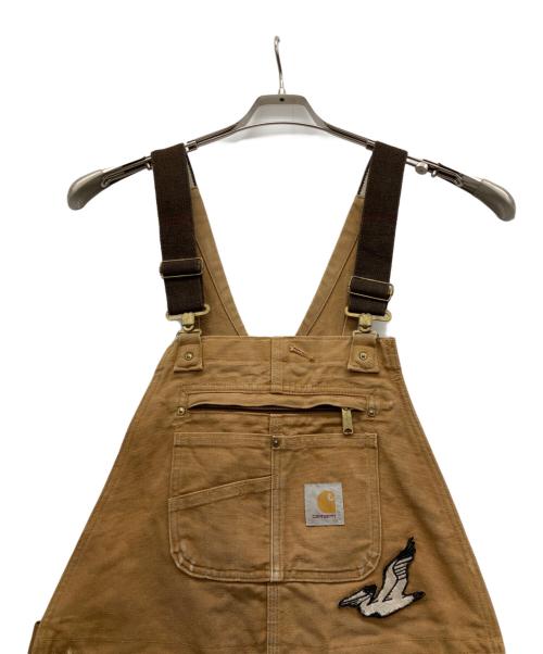 CarHartt（カーハート）CarHartt (カーハート) ダブルニーオーバーオール ベージュ サイズ:不明の古着・服飾アイテム