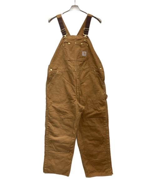 CarHartt（カーハート）CarHartt (カーハート) ダブルニーオーバーオール ベージュ サイズ:FREEの古着・服飾アイテム