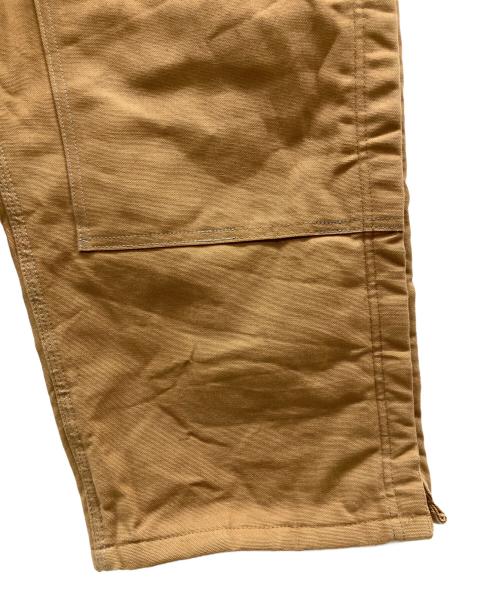CarHartt（カーハート）CarHartt (カーハート) ダブルニーオーバーオール ベージュ サイズ:FREEの古着・服飾アイテム