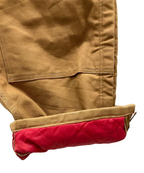 CarHartt（カーハート）CarHartt (カーハート) ダブルニーオーバーオール ベージュ サイズ:FREEの古着・服飾アイテム