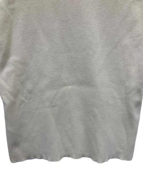 P.J.redoute（ピエール・ジョセフ・ルドゥーテ）P.J.redoute (ピエール・ジョセフ・ルドゥーテ) CELFORD (セルフォード) エンブロイダリ―襟付ニット イエロー サイズ:36の古着・服飾アイテム