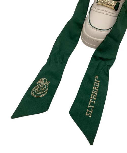 HARRY POTTER（ハリーポッター）HARRY POTTER (ハリーポッター) +DIANA (プラスダイアナ) ローカットスニーカー ホワイト×グリーン サイズ:24㎝の古着・服飾アイテム