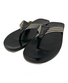 GIVENCHY（ジバンシィ）の古着「レザービーチサンダル」｜ブラック