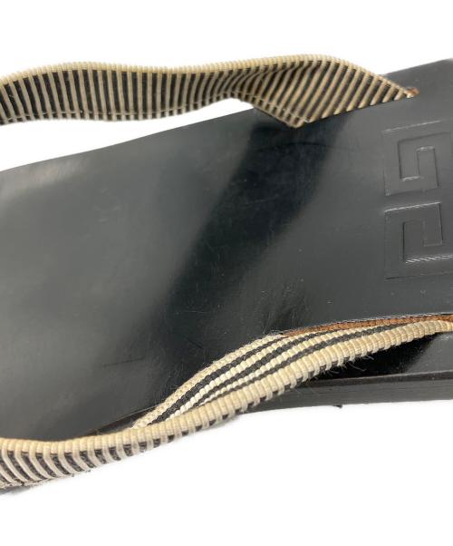 GIVENCHY（ジバンシィ）GIVENCHY (ジバンシィ) レザービーチサンダル ブラック サイズ:41の古着・服飾アイテム