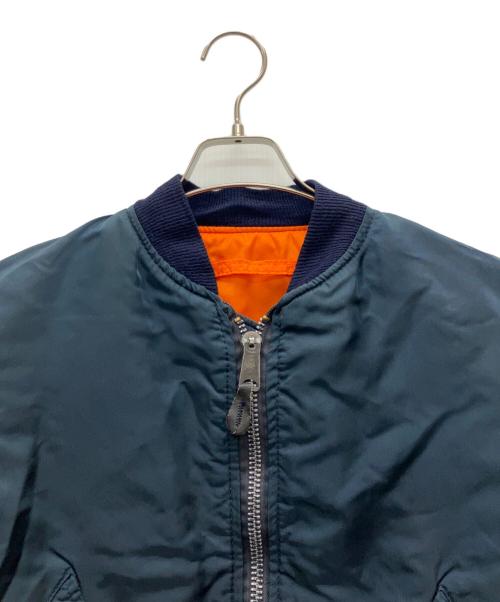 ALPHA（アルファ）ALPHA (アルファ) USA製MA-1ジャケット ブルー サイズ:Sの古着・服飾アイテム