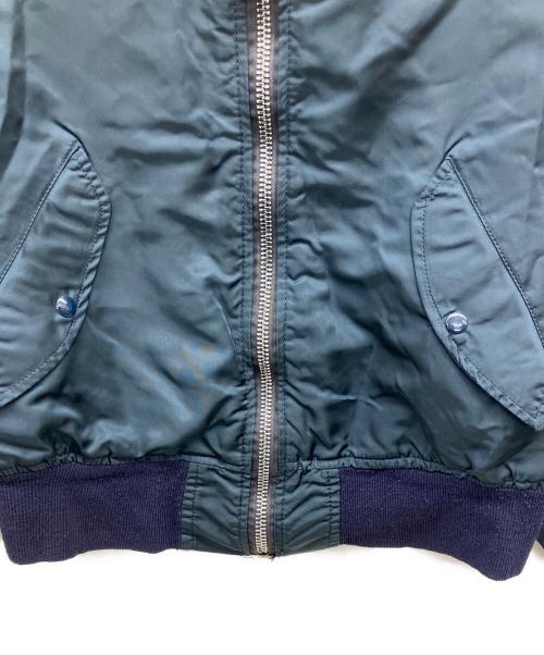 ALPHA（アルファ）ALPHA (アルファ) USA製MA-1ジャケット ブルー サイズ:Sの古着・服飾アイテム