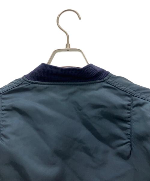ALPHA（アルファ）ALPHA (アルファ) USA製MA-1ジャケット ブルー サイズ:Sの古着・服飾アイテム