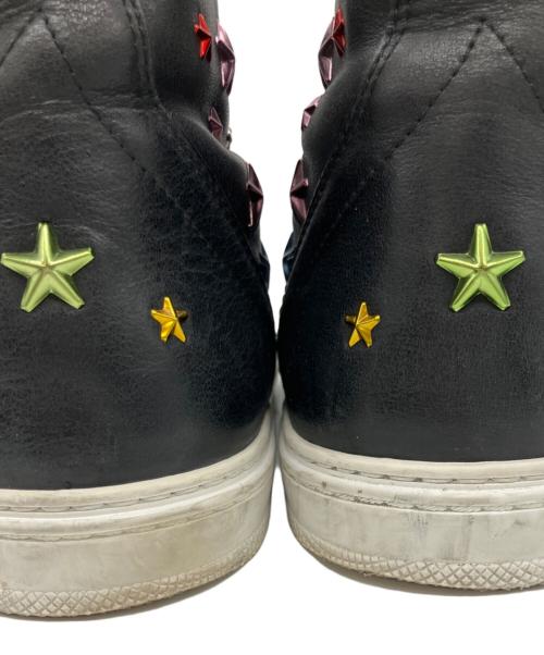 JIMMY CHOO（ジミーチュウ）JIMMY CHOO (ジミーチュウ) 10周年記念ハイカットスニーカー ブラック サイズ:43の古着・服飾アイテム