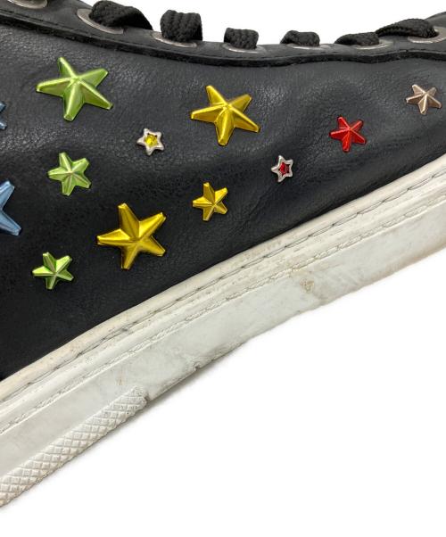 JIMMY CHOO（ジミーチュウ）JIMMY CHOO (ジミーチュウ) 10周年記念ハイカットスニーカー ブラック サイズ:43の古着・服飾アイテム