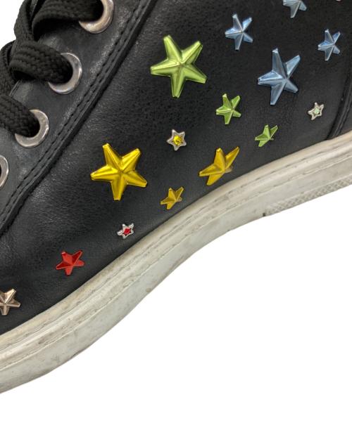 JIMMY CHOO（ジミーチュウ）JIMMY CHOO (ジミーチュウ) 10周年記念ハイカットスニーカー ブラック サイズ:43の古着・服飾アイテム