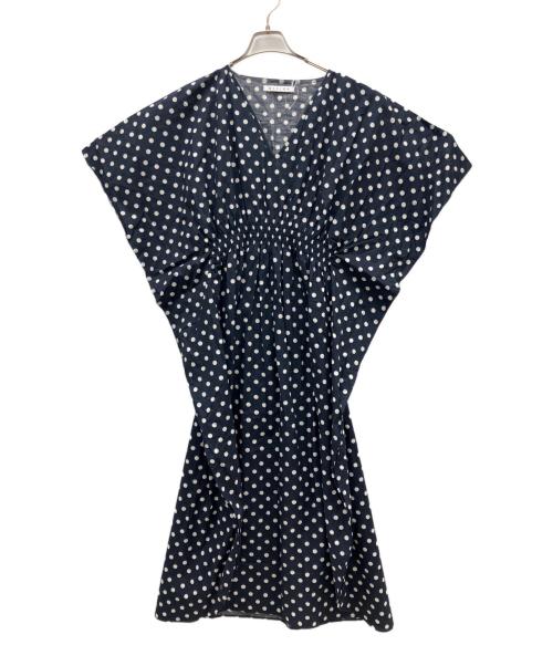 MARIHA（マリハ）MARIHA (マリハ) 半袖ワンピース ネイビー サイズ:36 未使用品の古着・服飾アイテム