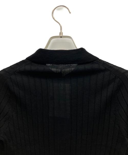 MADISON BLUE（マディソンブルー）MADISON BLUE (マディソンブルー) 薄手ニット ブラック サイズ:01 未使用品の古着・服飾アイテム