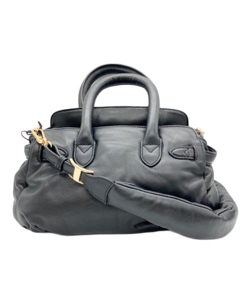 MIHARA YASUHIRO（ミハラヤスヒロ）MIHARA YASUHIRO (ミハラヤスヒロ) PUKER puffer 2WAYショルダーバッグ ブラック 未使用品の古着・服飾アイテム