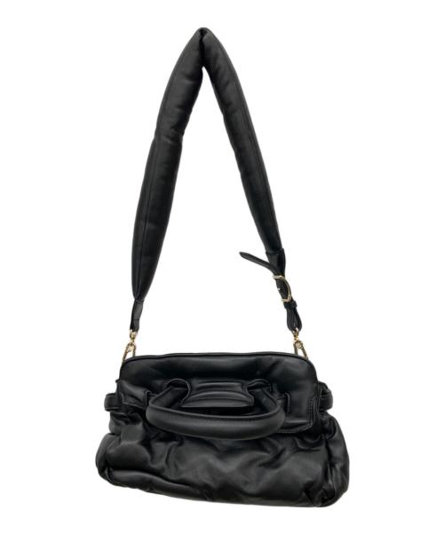 MIHARA YASUHIRO（ミハラヤスヒロ）MIHARA YASUHIRO (ミハラヤスヒロ) PUKER puffer 2WAYショルダーバッグ ブラック 未使用品の古着・服飾アイテム