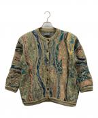 Coogiクージー）の古着「3D厚手カーディガン」｜ベージュ