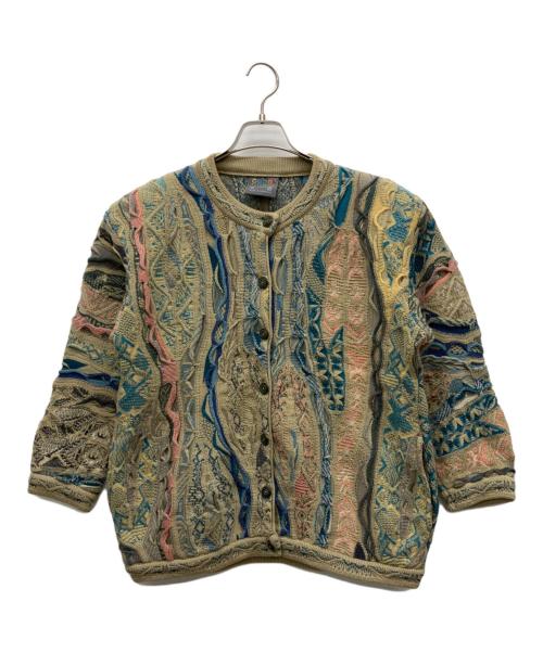 Coogi（クージー）Coogi (クージー) 3D厚手カーディガン ベージュ サイズ:SSの古着・服飾アイテム